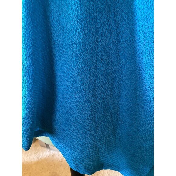 Harper Greer Womens Tunic Blouse Turquoise Blue Plus Size 2X NWT USA - Picture 6 of 9